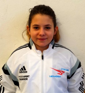 Landesranglistenerste im Taekwondo -  Lavinia Dujleag