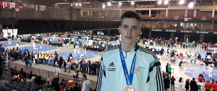 SPORTING Taekwondo holt Medaille auf Weltranglistenturnier – Julien Pascal Weber holt Bronze bei den Belgium Open 2017