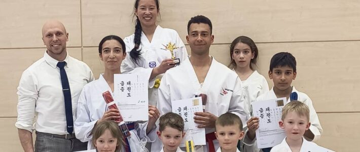 Weitere Sportler verdienen sich in wochenlanger Vorarbeit neue Gürtel!