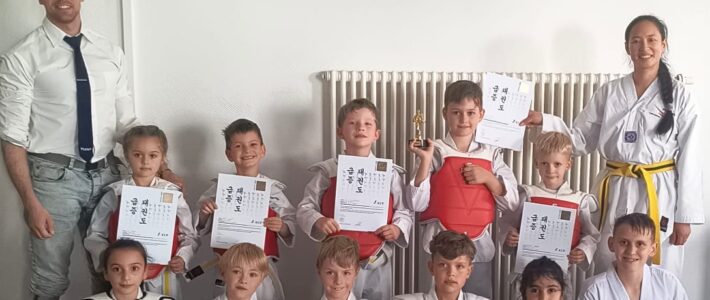 Im traditionellen Taekwondo geglänzt! Lindener Standort führt erfolgteich Gürtelprüfungen durch.